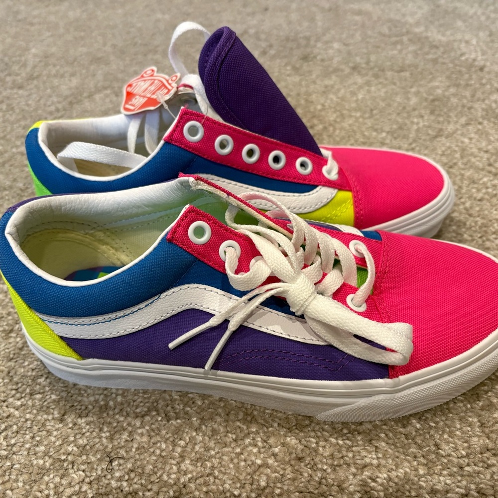 Vans Multicolor Sneakers - Pink, Blue, Purple